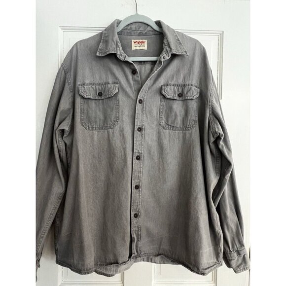 Wrangler Authentic Men’s long sleeve button down shirt - Picture 1 of 5